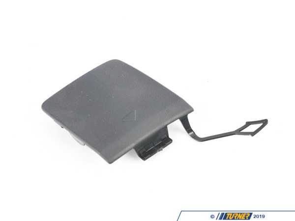 Genuine BMW Genuine BMW Tow Hook Cover (Black) - F48 X1 51317361233