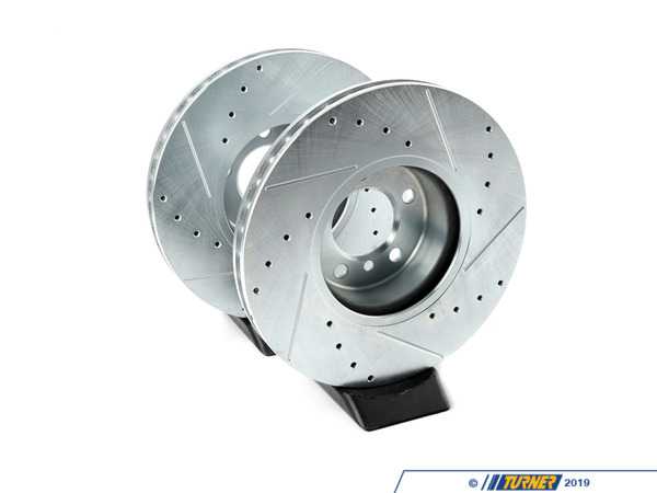 Power Stop Powerstop Evolution Tru-Cast Drilled And Slotted Rotor Pair - Front (340x30) EBR1402XPR