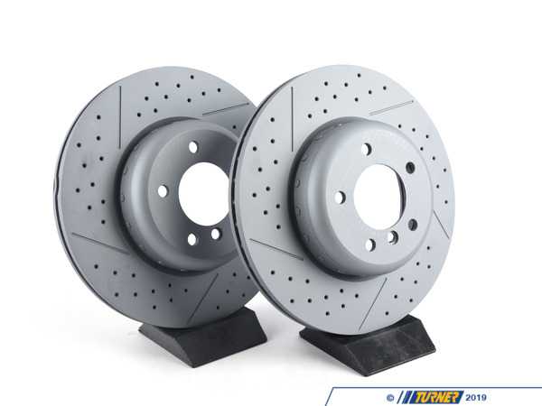 Pagid Front High Carbon Brake Rotors - Pair (338x26) 34116786392HCKT