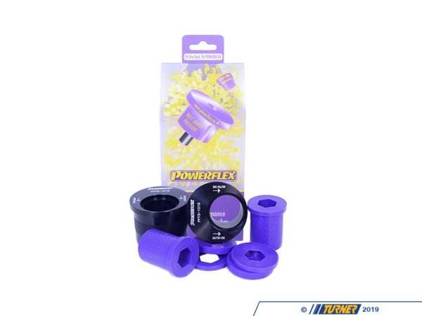 Powerflex Black Series MINI R50 to R53 Black Series Polyurethane Front Control Arm Rear Bushings Caster Adjusted PFF5-101GBLK