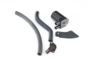 Burger Motorsports Turbo Double Baffle Oil Catch Can - E82/88 E9X N55 3.0L