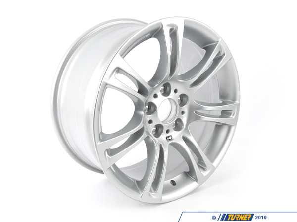 Genuine BMW BMW Light Alloy Wheel M Double Spoke 350 - 18'' - F06, F10, F12, F13 36117842651