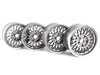 Genuine BMW E30 M3, E24/E28 16" Basketweave Style 5 Wheel Set 36112225518 View 1