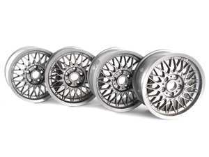 E30 M3, E24/E28 16" Basketweave Style 5 Wheel Set