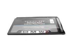 Genuine BMW License Plate Frame - Black