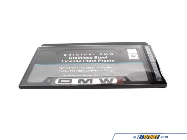 Genuine BMW Genuine BMW License Plate Frame - Black 82120010398