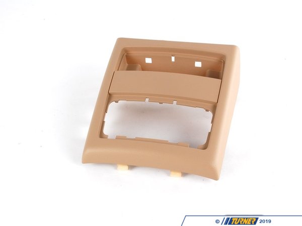 Genuine BMW Genuine BMW Interior Center Console Rear Trim - Beige 51167145683