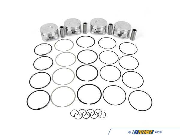 CP Carrillo CP Forged Piston & Ring Set (Set Of 4) - 77.5mm ( +0.5 Size) CR(10.5) SC7516-4 SC7516
