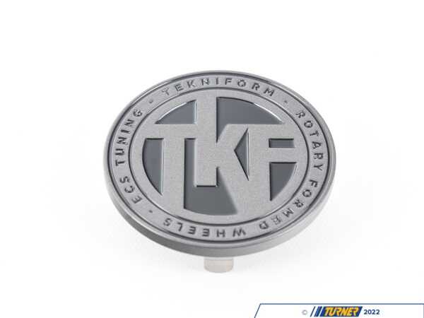 Tekniform Tekniform Billet Center Cap - Gunmetal - Priced Each TKF-CAP-GMT