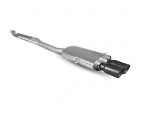 Scorpion Cat-Back Exhaust System 90mm Daytona Black Ceramic Tailpipes - NON Resonated 
