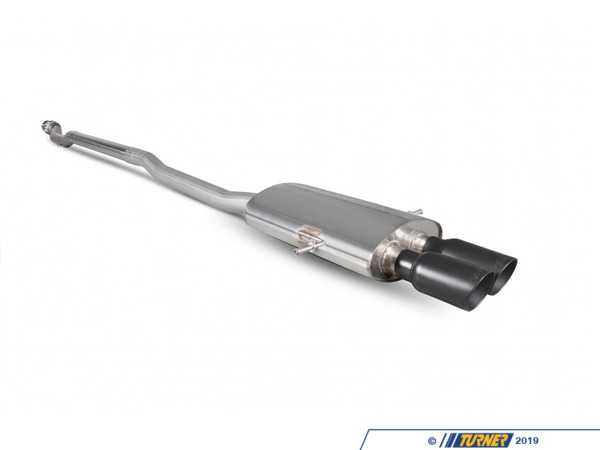 Scorpion Scorpion Cat-Back Exhaust System 90mm Daytona Black Ceramic Tailpipes - NON Resonated  SMNS011C