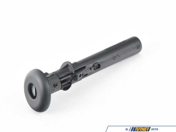 Genuine BMW Headrest Guide - Black - E82, E84, E90, E91, E92, F06, F10, F25, F26 52207142251