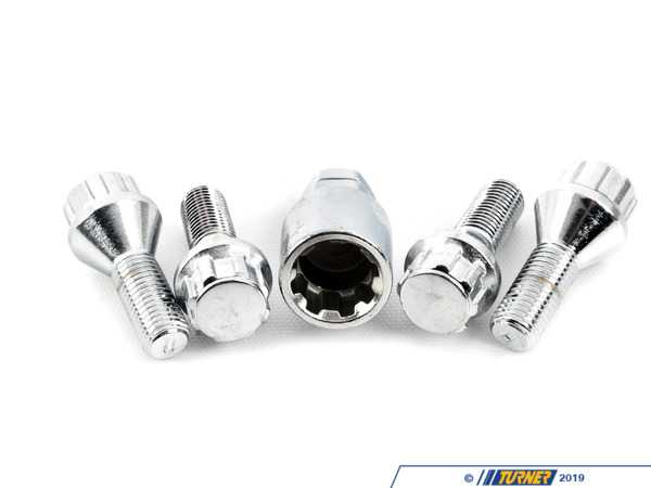 Bavarian Autosport Bavarian Autosport Wheel Lock Set - Chrome UB125