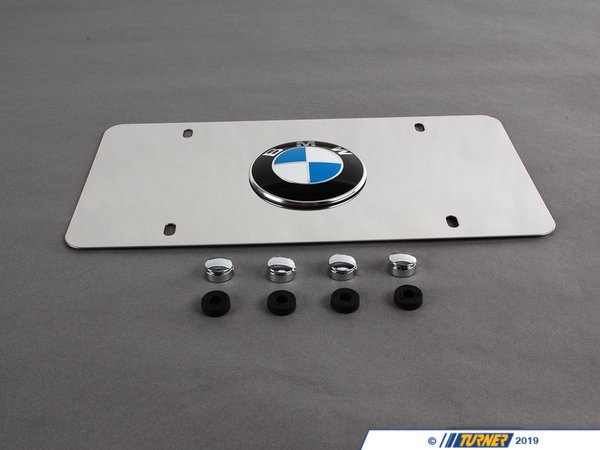 Genuine BMW Genuine BMW Vanity Plate - Polished Aluminum - (NO LONGER AVAILABLE) 82121470314