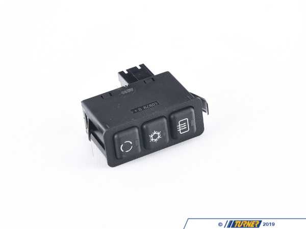 Genuine BMW Genuine BMW Switch F Heated Rear Window/Airflow - 61311391764 - E34 61311391764