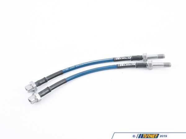Turner Motorsport Rear Stainless Steel Brake Lines - Non-M E8X/E9X/F2X/F3X
 022756TMS01