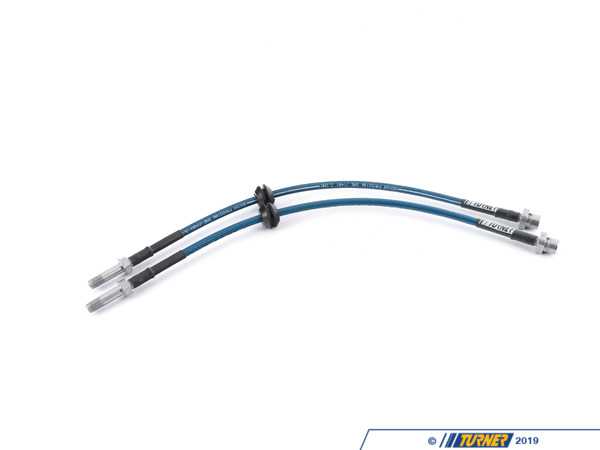 Turner Motorsport Turner Front Stainless Steel Brake Lines - non-M E46  022752TMS01