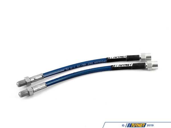 Turner Motorsport Turner Rear Stainless Steel Brake Lines - E3/E10/E12/E21/E23/E24/E30/E36 022749TMS05
