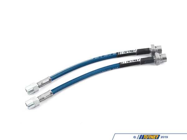 Turner Motorsport Turner Mid Stainless Steel Brake Lines - E36 022749TMS03