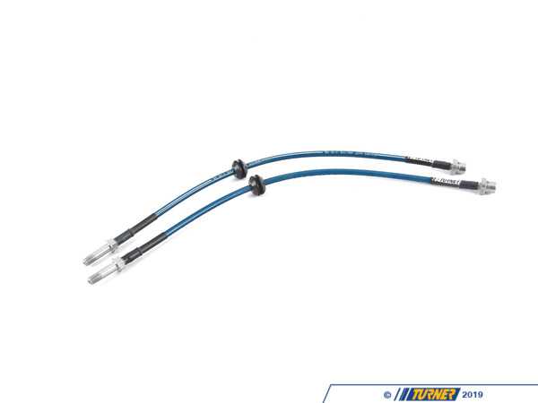 Turner Motorsport Turner Front Stainless Steel Brake Lines - E46 Xi (AWD) 022752TMS04