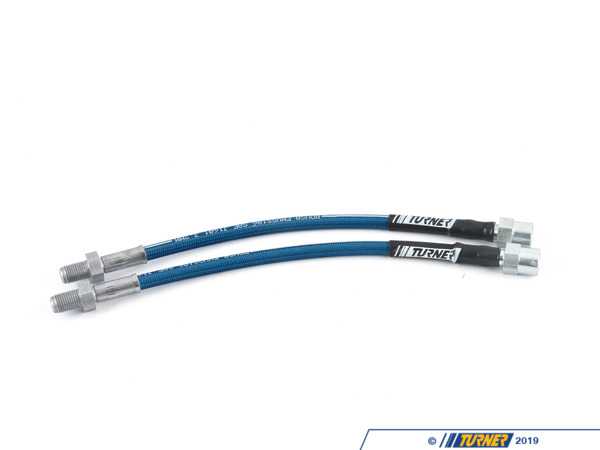 Turner Motorsport Turner Rear Stainless Steel Brake Lines - E36 M3 022749TMS04