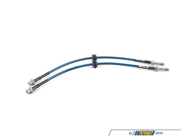 Turner Motorsport Turner Front Stainless Steel Brake Lines - E46 M3 022752TMS03