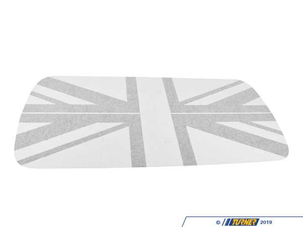 Genuine MINI GLASS ROOF DECOR NIGHT JACK 51142459034