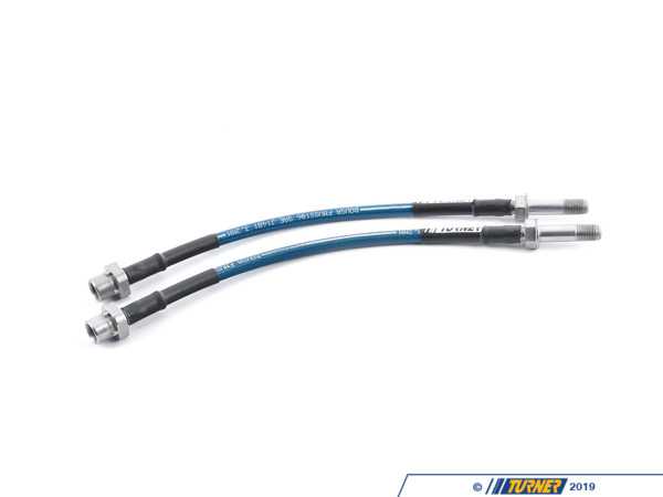 Turner Motorsport Turner Rear Stainless Steel Brake Lines - E82 1M E90 E92 E9x M3

 022756TMS04