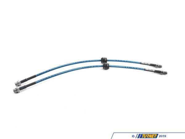Turner Motorsport Turner Front Stainless Steel Brake Lines - E9x M3/ E8x 1M
 022756TMS03