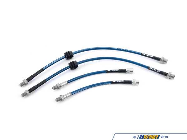 Turner Motorsport Turner Motorsport Stainless Steel Brake Lines - Front and Rear (No Mid-Lines) - Z3 022749TMS09