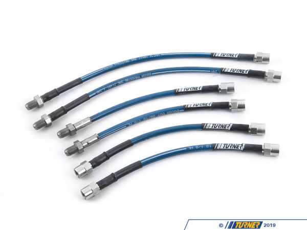 Turner Motorsport Turner Motorsport Stainless Steel Brake Lines - Complete Kit - E30  022745TMS09