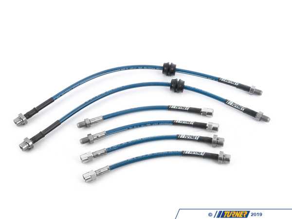 Turner Motorsport Turner Motorsport Stainless Steel Brake Lines - Complete Kit 022749TMS10