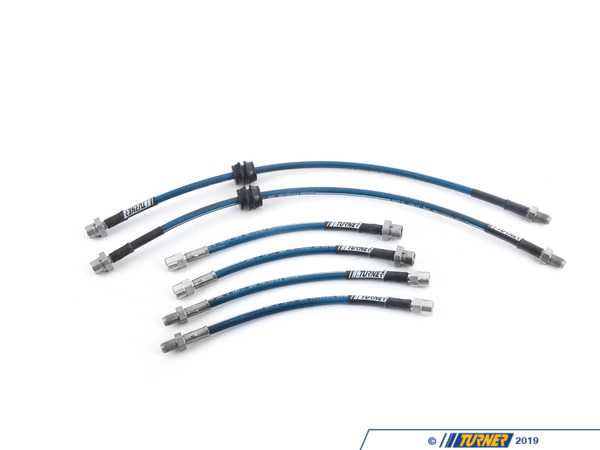 Turner Motorsport Turner Motorsport Stainless Steel Brake Lines - Full Set - E36 M3 022749TMS11