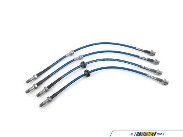 Turner Motorsport Turner Motorsport Stainless Steel Brake Lines - Complete Kit 022752TMS10