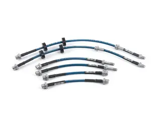 Turner Motorsport Stainless Steel Brake Lines - Complete Kit - E9x Xi (AWD)