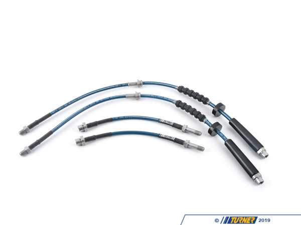 Turner Motorsport Turner Motorsport Stainless Steel Brake Lines - Complete Kit - F2x/F3x 022760TMS09
