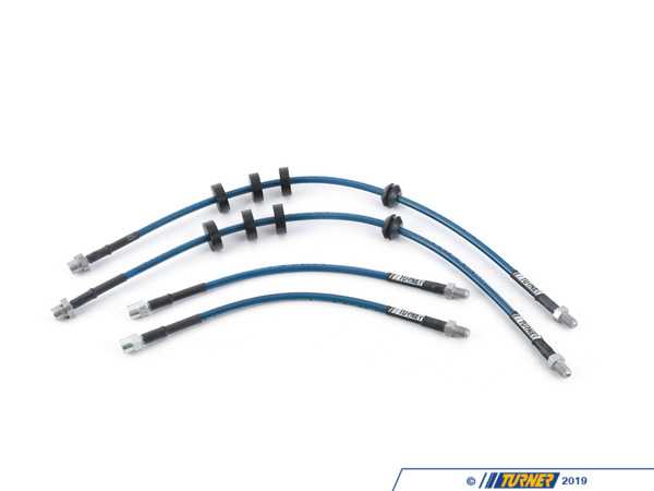 Turner Motorsport Turner Motorsport Stainless Steel Brake Lines - Complete Kit - E60/E61 028598TMS09