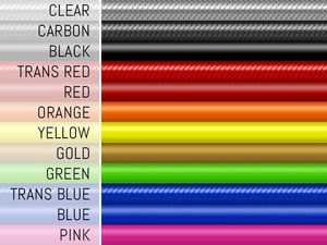 Stainless Steel Braided Brake Line Kit - Clear 