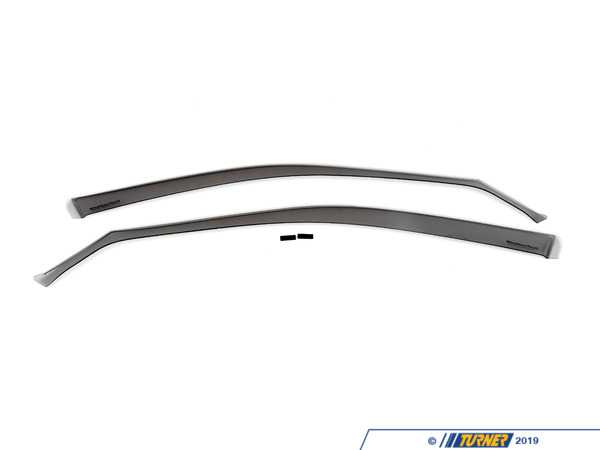 WeatherTech WeatherTech Front Side Window Deflectors - Light Smoke - E30 325 M3 Coupe - (NO LONGER AVAILABLE) 70008