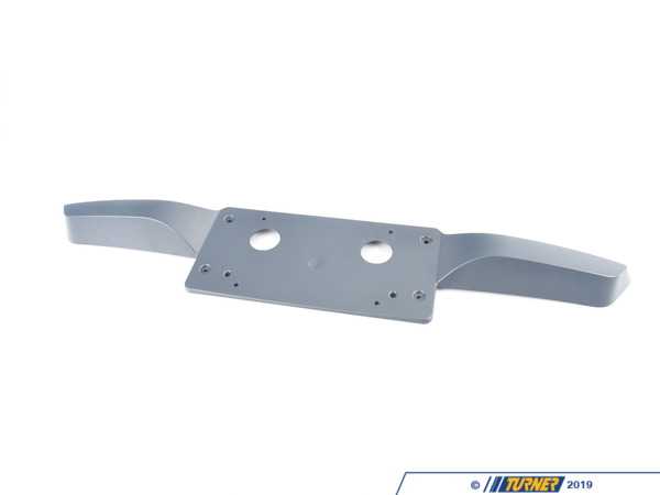 Genuine BMW Genuine BMW License Plate Holder, Primed - 51127371965 51127371965