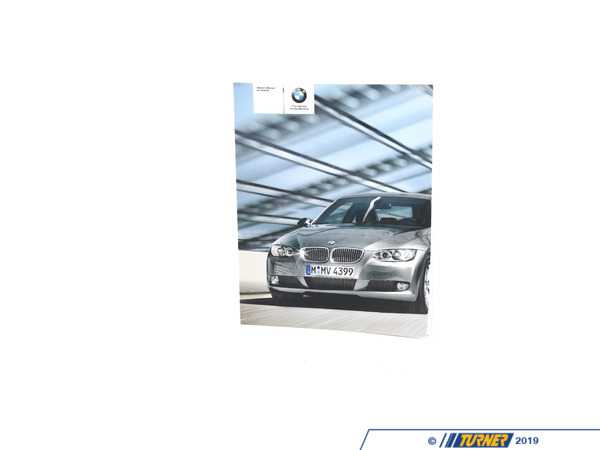 Genuine BMW Owner's Manual W/ Idrive - E92, E93 01410014258