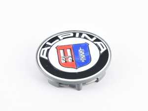Genuine BMW Hub Cap With Clipped-On Plaque - 36138025861 - F01