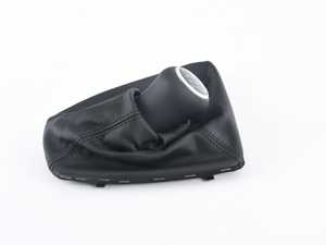 Illuminated Shift Knob With Integrated Boot - Black Leather - 6 Speed - Bavarian Autosport