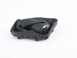 Illuminated Shift Knob With Integrated Boot - Black Leather - 6 Speed - Bavarian Autosport