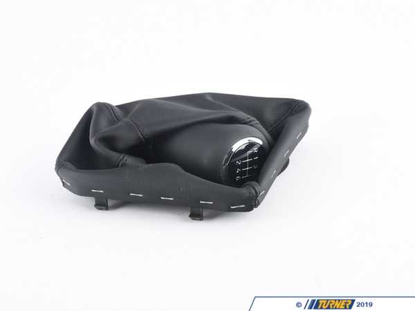 Bavarian Autosport Illuminated Shift Knob With Integrated Boot - Black Leather - 6 Speed - Bavarian Autosport 1CB46O-07