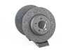 Hawk Hawk Talon Cross Drilled & Slotted Brake Rotor Pair - Front (348x30) - E84 E9X HTC4862 View 1