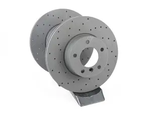 Hawk Talon Cross Drilled & Slotted Brake Rotor Pair - Front (312x24) - F22/23 F3X E84 E9X