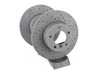 Hawk Hawk Talon Cross Drilled & Slotted Brake Rotor Pair - Front (300x24) - E82/88 E9X HTC4856 View 1
