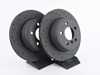 Hawk Hawk Talon Cross Drilled & Slotted Brake Rotor Pair - Rear (345x24) - E70 E71 HTC4512 View 1