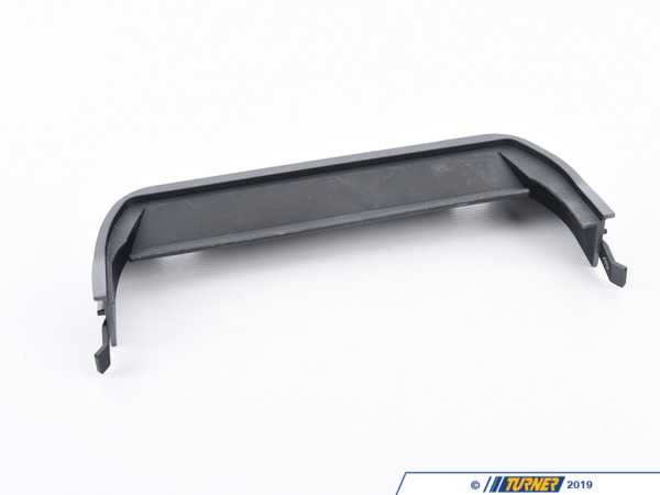 Genuine BMW Steering Column Cover - Bottom - Schwarz - E63, E64 51457125312